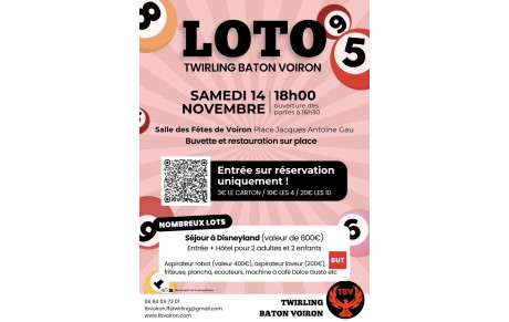 Inscription loto du 14 novembre 2026