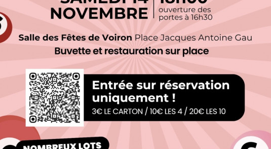 Inscription loto du 14 novembre 2026